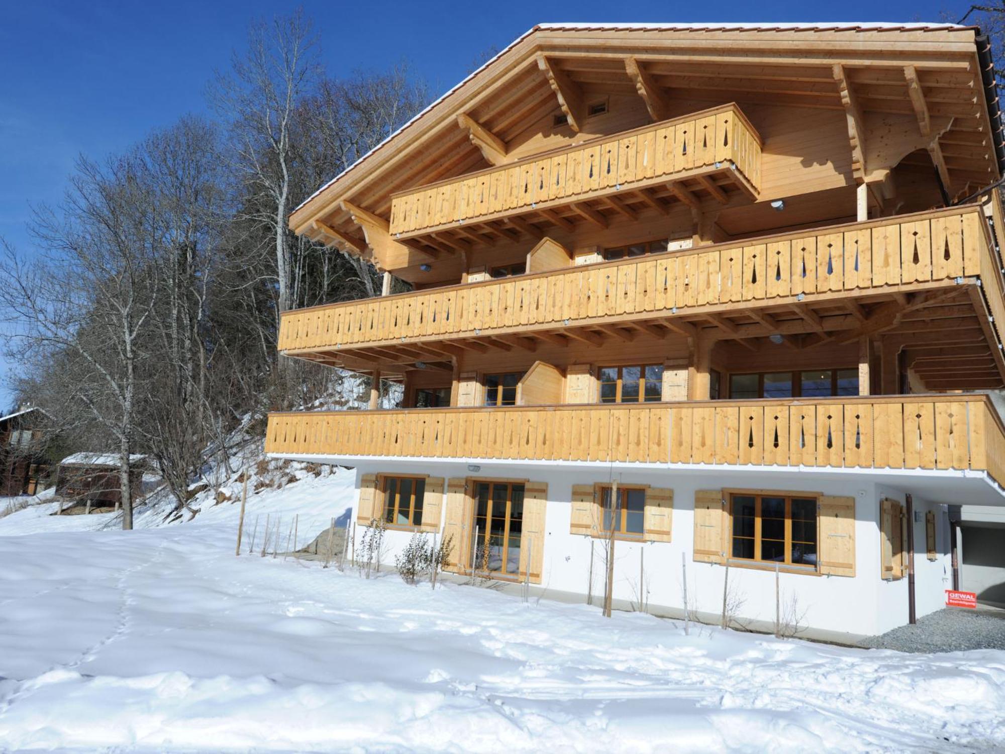 Apartment Panoramapark Soleil Haus D Apt 3 By Interhome Wengen Exterior photo